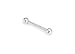 316L Surgical Steel Straight Barbell 12g