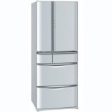 ナショナル 495L 6ドア ノンフロン冷蔵庫コンパクトBig NR-F502TM-H