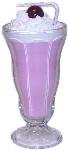 CHERRY MILK SHAKE GLASS Fake Food