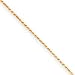 10k 1.2mm Diamond-Cut Rope Chain - 24 Inch