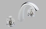 Delta T5722-LHP Classic 2-Handle Roman Tub Faucet Trim in Chrome Less Handles -