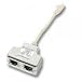 T adaptor Cat 5e Ethernetisdn Cable sharing
