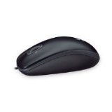 Logitech M100 USB Optical Wired Mouse 910-001601 (Black)