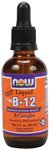 B-12 by NOW Foods - Vitamins (1 mg - 2 oz Liquid)