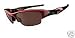 Oakley FLAK JACKET in a Metallic Red Frame with VR28 Black Iridium Lens