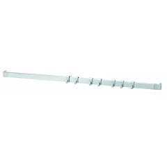 Brabantia 460005 Wandschienensystem 60 cm mit 7 verschiebbaren Haken