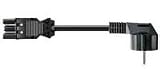 Bachmann 375.007 Ger&auml;tezuleitung Schuko GST18, 5 m schwarz