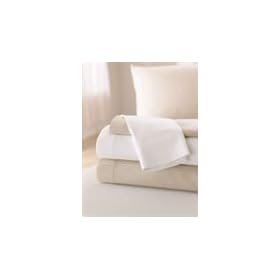 Feels Like Home Reverse Sateen Sheet Set - Flat Sheet - Luxury Linen Flat Sheet, 87' x 115'