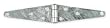 Battalion 1RCN5 Strap Hinge, Heavy, Steel, 4 Hole Leaf