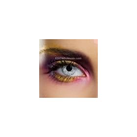 Glimmer Silver Coloured Contact Lenses