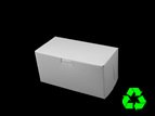 8 x 4 x 4 Two Counts White Regular or Jumbo Cupcake Box