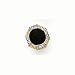 14K Gold Diamond and Onyx Tie Tack