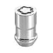 McGard 24137 Chrome Cone Seat Wheel Locks (M12 x 1.5 Thread Size) - Set of 4
