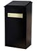 Large Capacity A4 Black Steel Newspaper Box Holder Post Box Letter Box Mail Box