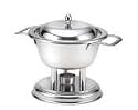 Ouverture/Stainless Round Mini Sauce Chafer w/Cover, 40 oz.