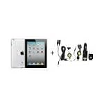 Apple iPad 2 Tablet (16GB, Wifi, Black) + Deluxe iPad Kit