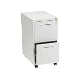 HON 1600 Series File Pedestal File w/2 M Pull Drawers, 23d, Lt GY