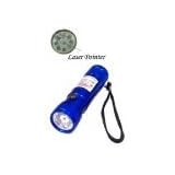 SE8LED+1LaserPointerFlashlight,Blue