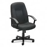 600 Series Mid-Back Chair with Casters - Charcoal