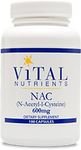 Vital Nutrients - N-Acetyl Cysteine 600 mg 100 caps