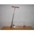 2-Wheel Foldable Aluminum Scooter with Adjustable Height; Red Color