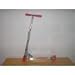2-Wheel Foldable Aluminum Scooter with Adjustable Height; Red Color