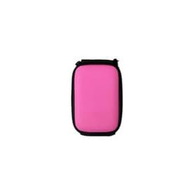 Hard Smooth Surface Digital Camera Bag (Magenta) for Sanyo camcorder