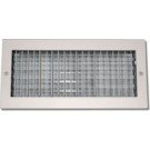 Shoemaker 951-10X8 10x8 Adjustable Wall Diffuser - White