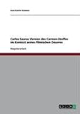 Carlos Sauras Version des Carmen-Stoffes im Kontext seines filmischen Oeuvres