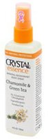 Crystal essence Mineral Deodorant Body Spray, Chamomile and Green Tea 4 fl oz (118 ml)