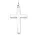Sterling Silver Cross w/Lord's Prayer Pendant with 20 Inch Sterling Silver Chain