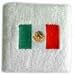 Sporting Goods : Thick Solid Color Embroidery Wrist Band w / Mexican Flag Logo