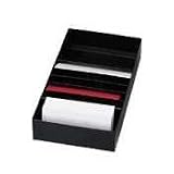 MMF Industries 271R2S15BK MMF 3-Compartment Desk Drawer Stationery Holder, Steel, 15 Deep, BLK