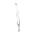 Sterling Silver 4.5mm Solid Polished Plain Slip-On Bangle Bracelet