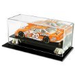 BCW Deluxe Acrylic 1:18 Scale Car Display - With Mirror - Die Cast NASCAR, Racing - Sports Memoriablia Display Case - Sportscards Collecting Supplies