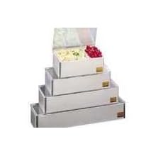 San Jamar B4093L Stainless Steel Non-Chilled Garnish Tray with Plex Lid, 9-1/8" Width x 3-1/2" Height x 5-3/4" Depth