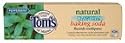 Tom's of Maine Natural Care Fluoride Toothpaste, Anticavity, Baking Soda, Peppermint, 6 oz (170 g) (Pack of 6)