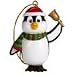 Webkinz Figurine - Holiday Ornament - RING IN THE SEASON PENGUIN