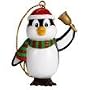 Webkinz Figurine - Holiday Ornament - RING IN THE SEASON PENGUIN