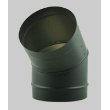 Dura-Black 6" 45 Degree Black Elbow