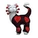 Amy Lacomb WhimsiClay Plush Midnight Love Cat Image