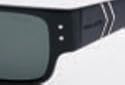 Police S1597 Sunglasses 0Z42 BLACK/GREY-GREEN 55/14 Medium