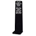 Tower Message Center,Mobile,14-3/4x15-7/8x55-1/2,Black