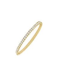 Diamond Eternity Bangle : 18K Yellow Gold - 5.00 CT Diamonds