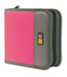 Case Logic COLW24 - Wallet for CD/DVD discs - 24 discs - nylon - pink