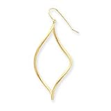 14k Geometric Drop Earrings
