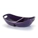 Rachael Ray Stoneware Divided Serving Dish, 14-Inch, Purple