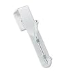 SAFCO PRODUCTS Over-The-Panel Double-Garment Hook, 1 1/2w x 8 5/8h, Satin Aluminum/Chrome