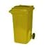 Outdoor Living : Wheelie Bin - Yellow - 240L (Normal household size) - Free Delivery
