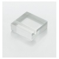 光　アクリルカード立て　透明（中）　３０×３０×１０ｍｍ　６個入 <2HS>A339-1-6